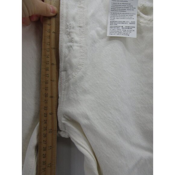 Levis 501 CT Jeans 30 Button Fly Distressed Cropped Denim Pants NEW - Picture 7 of 16